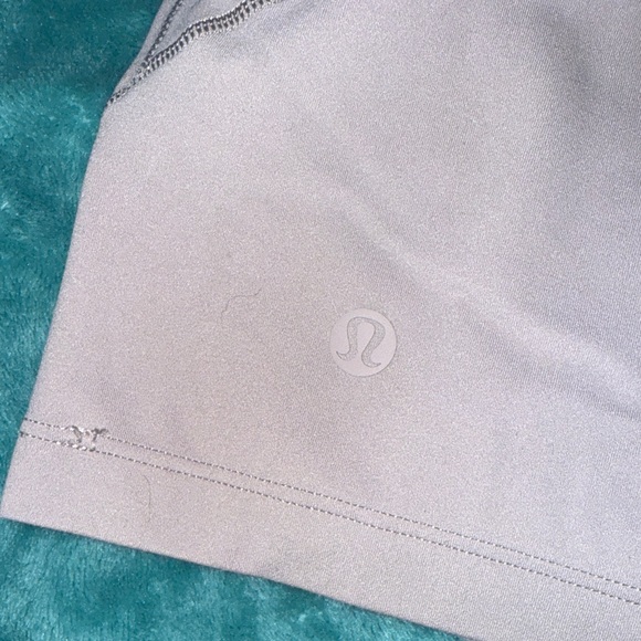 Lululemon Nulu Bow-Detail Tank Top in Mauve Grey. - Picture 3 of 4